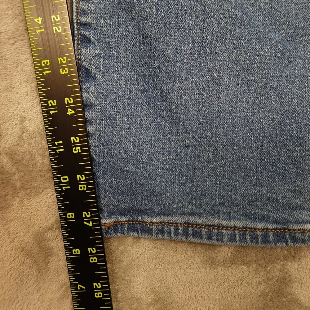 Levi's jeans wedgie straight women's 32 light wash blue red tab‎